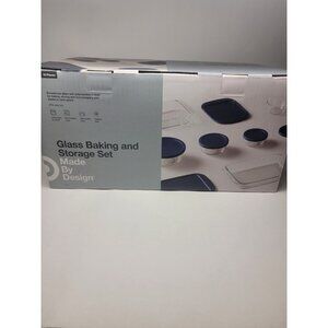 Made by design 12 Piece Glass Food Storage and Baking Dish Set new in box